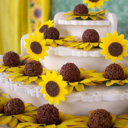 decoração girassol