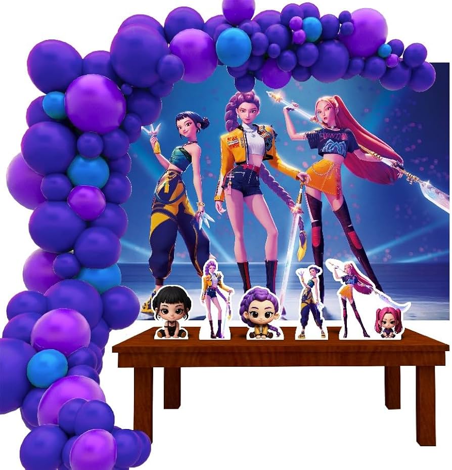 decoração guerreiras do kpop