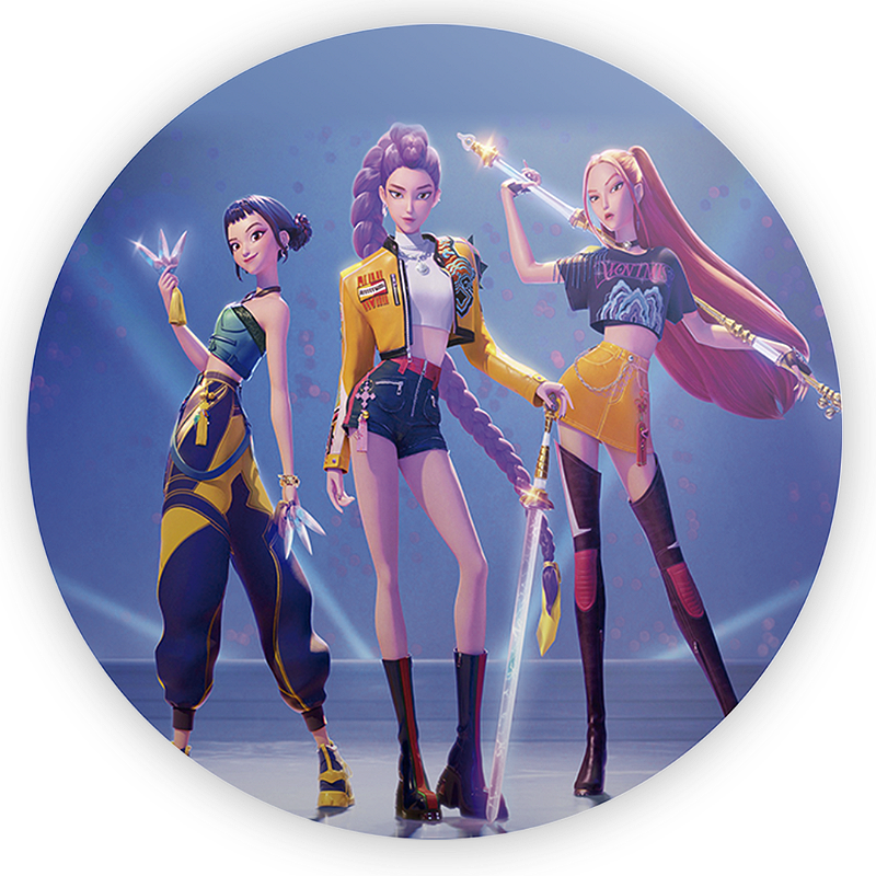 decoração guerreiras do kpop