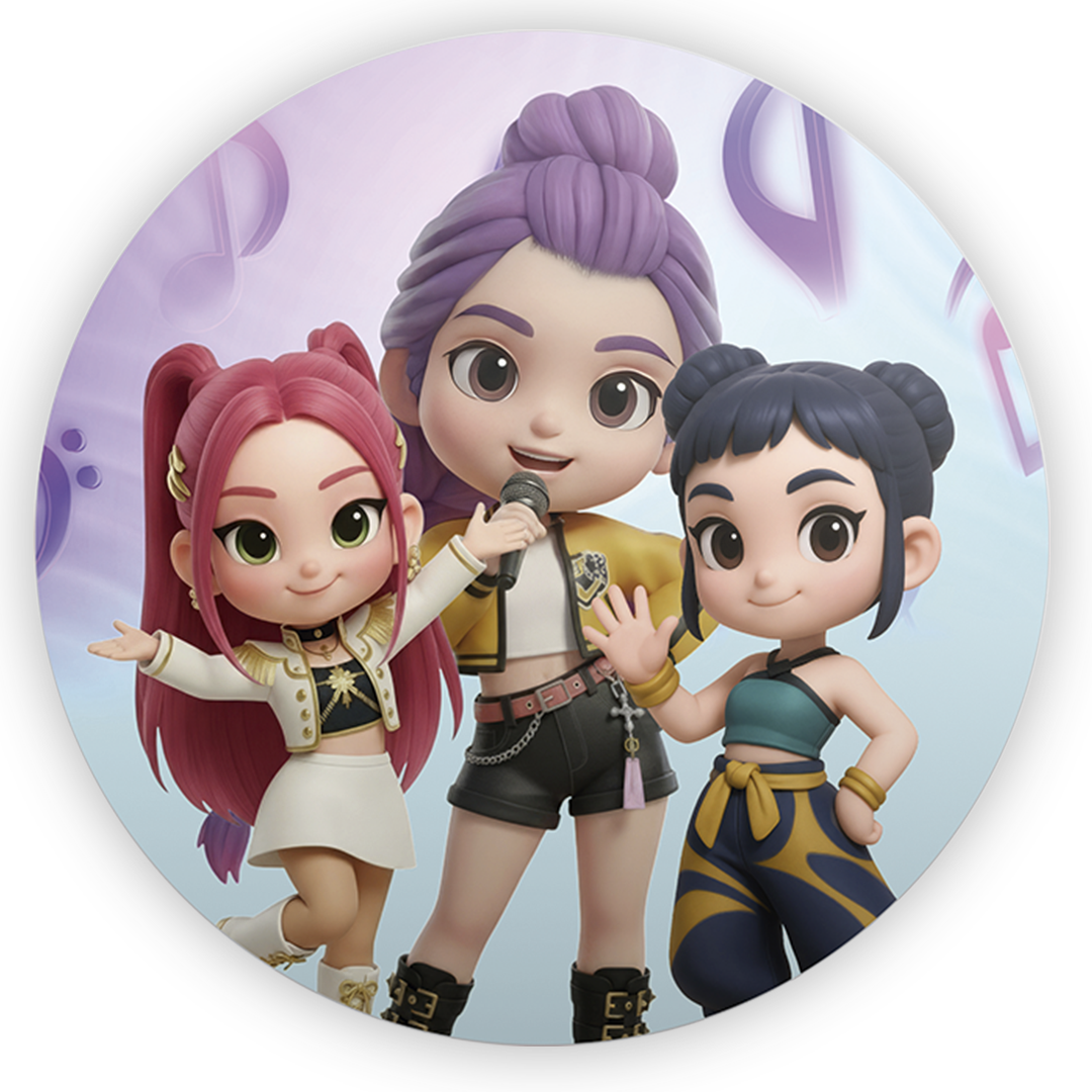 decoração guerreiras do kpop