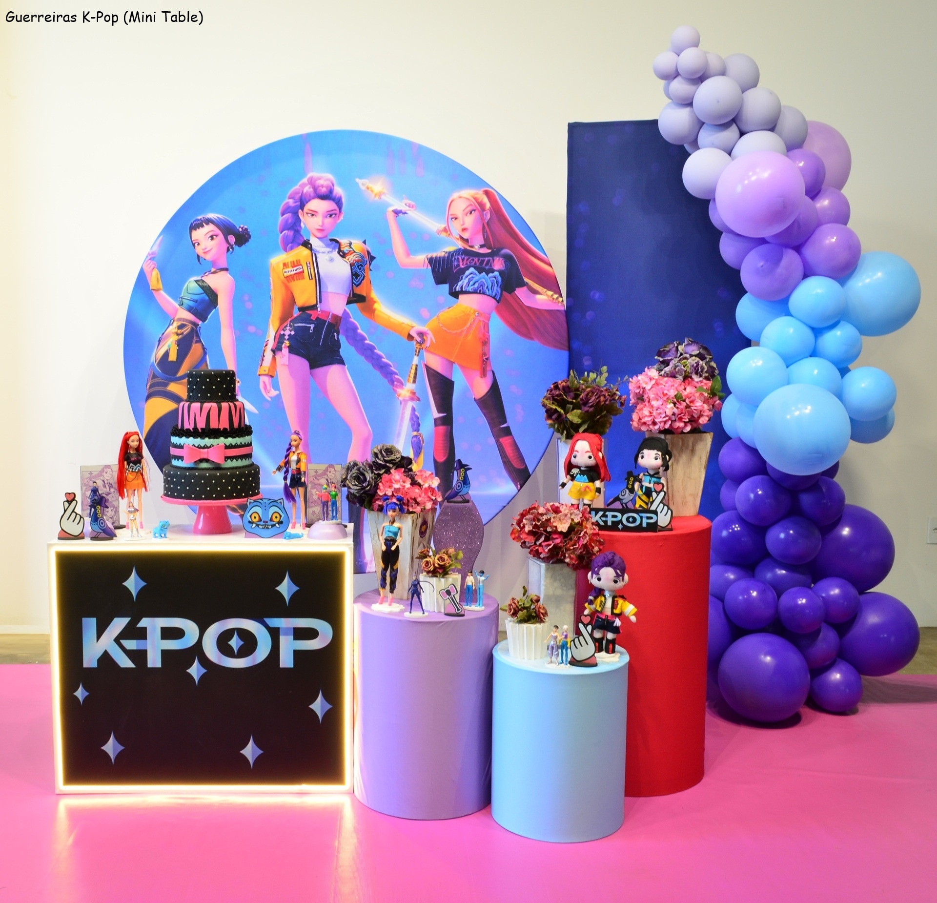 decoração guerreiras do kpop