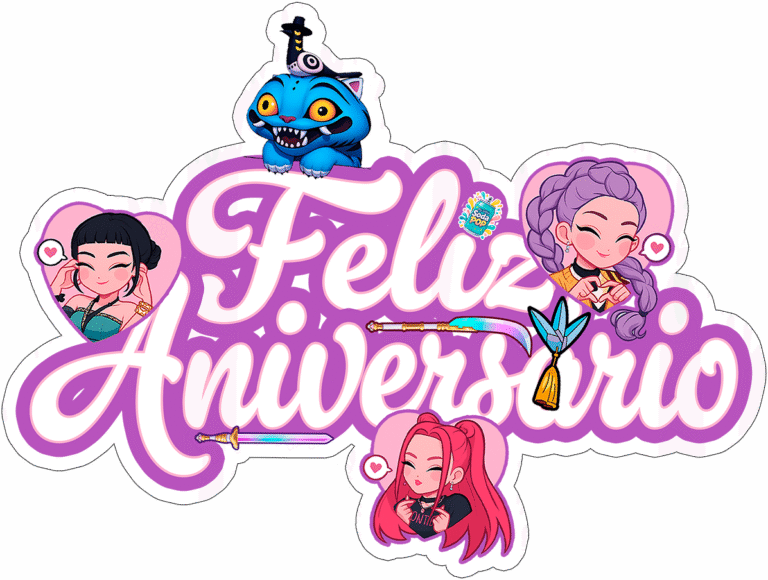 decoração guerreiras do kpop