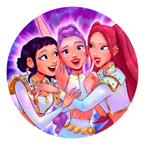 decoração guerreiras do kpop