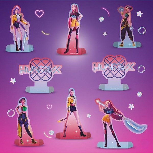 decoração guerreiras do kpop