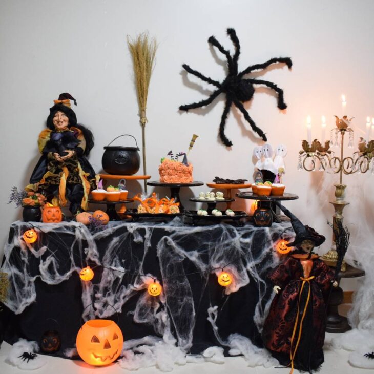 decoração halloween caseira versus comprada qual vale a pena