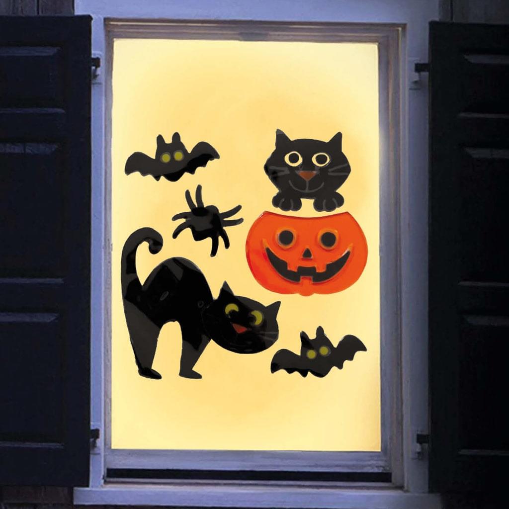 como evitar erros decoração halloween janela