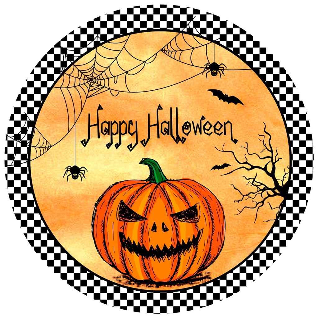 decoração halloween para imprimir