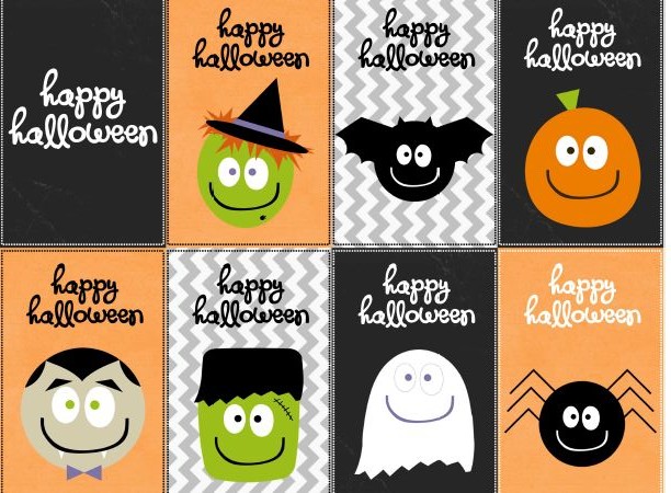 decoração halloween para imprimir