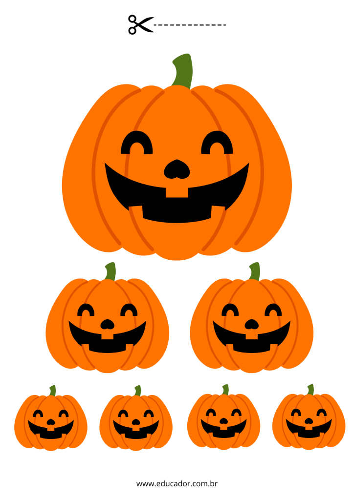 decoração halloween para imprimir