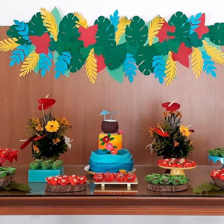 erros comuns ao montar decoração festa havaiana