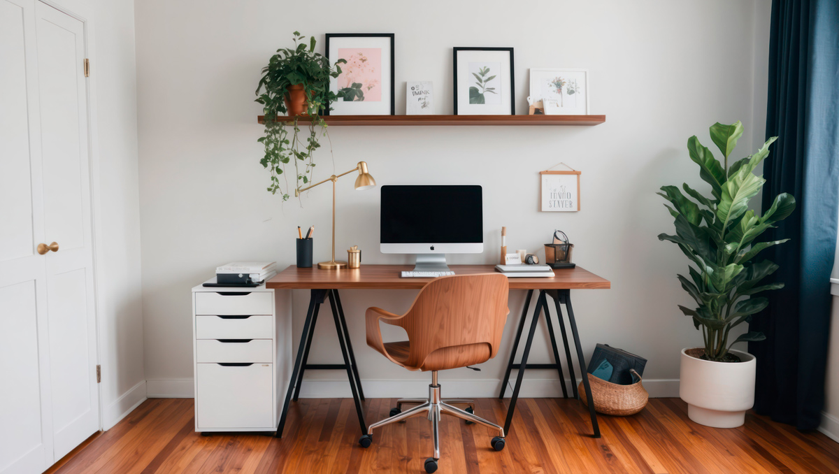 decoração home office