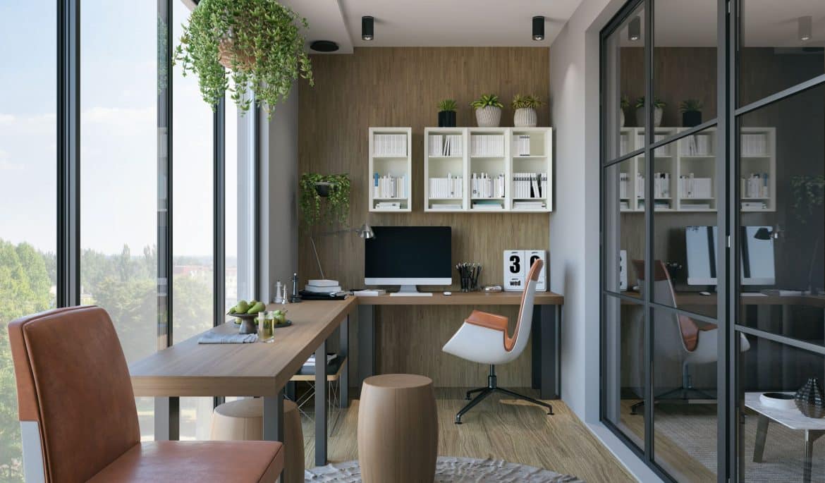 decoração home office