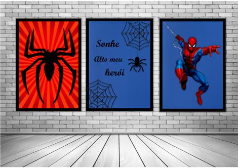 decoração homem aranha
