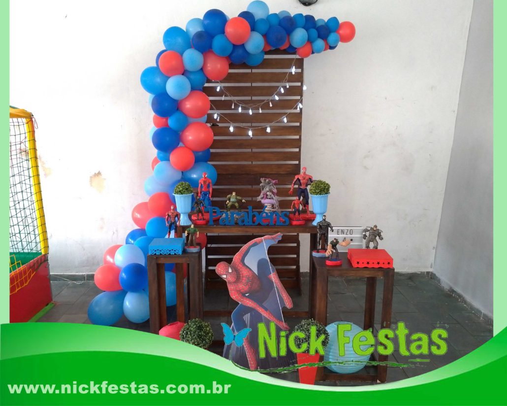 ideias criativas decoração homem aranha simples