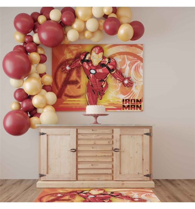 decoração homem ferro vs outros heróis luxo