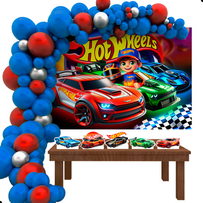 Decoração Hot Wheels: Paleta de Cores e Elementos Essenciais para sua Festa