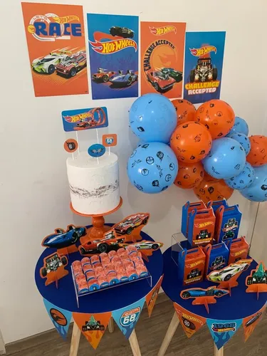decoração hot wheels simples em casa