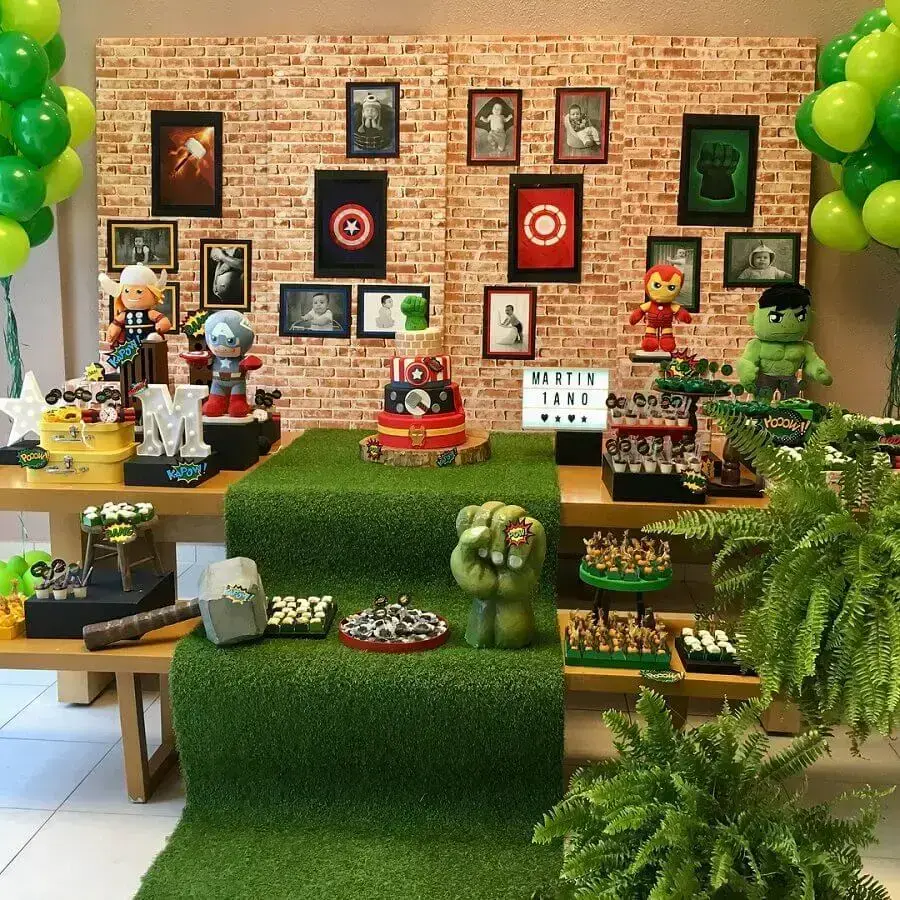 decoração hulk