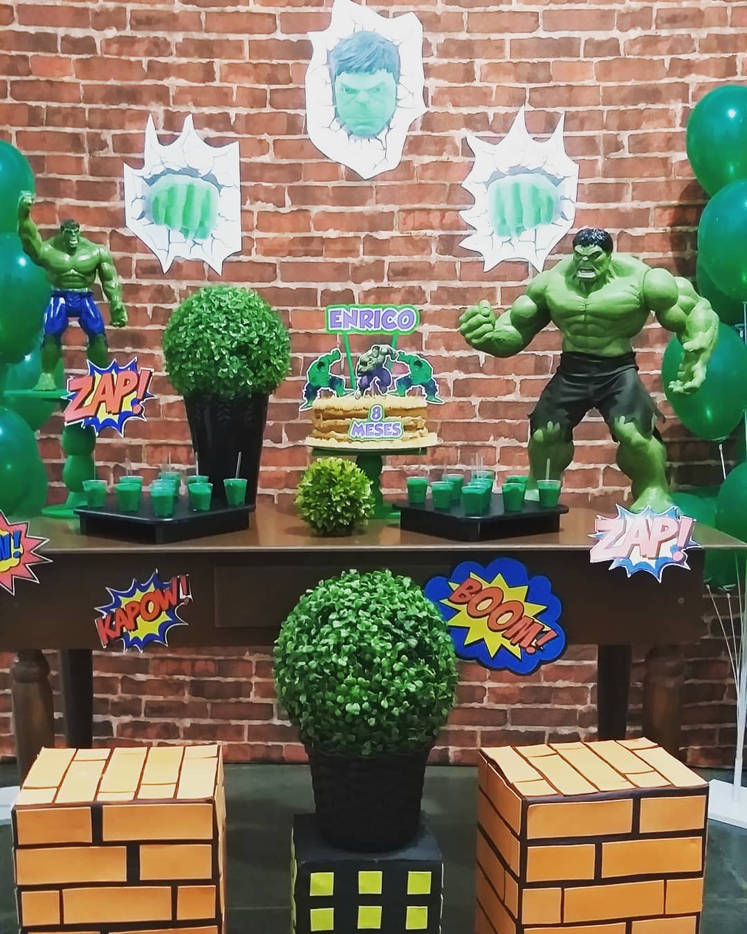decoração hulk