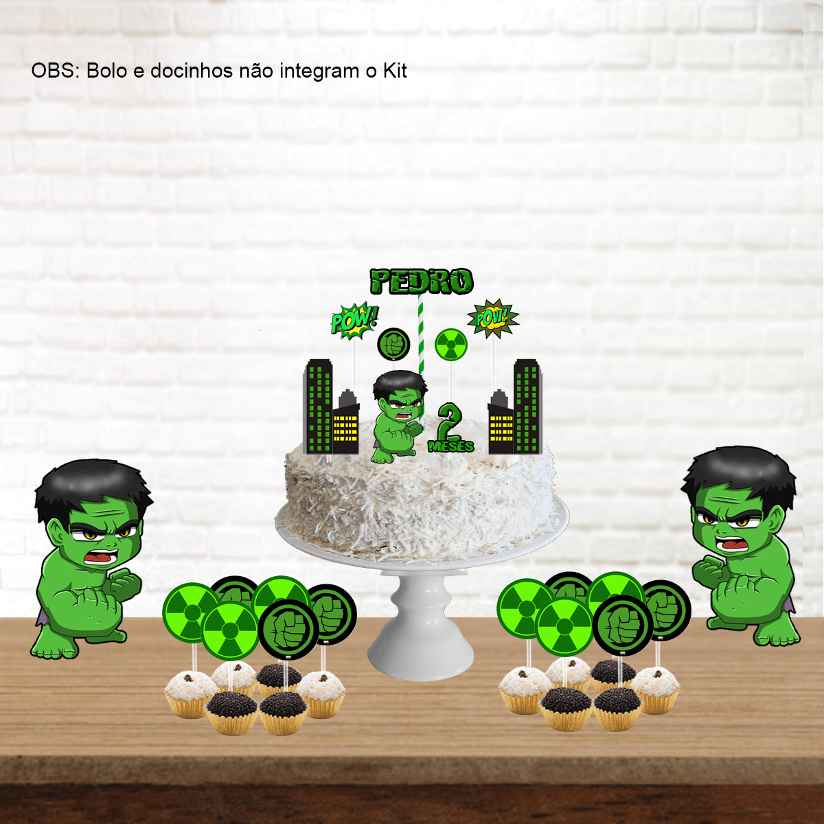 decoração hulk baby
