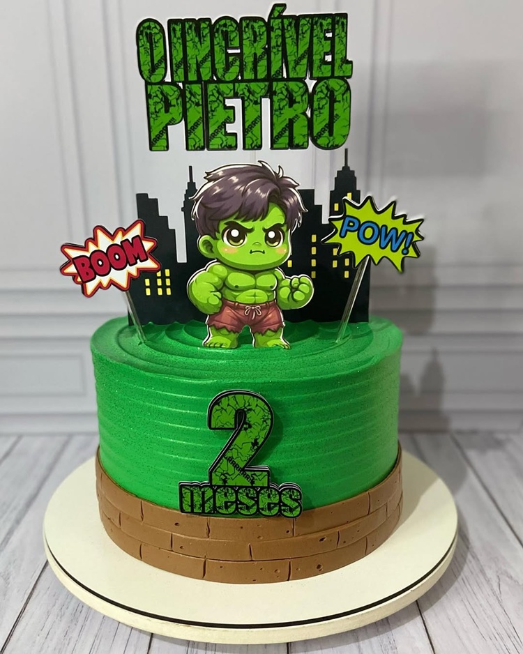 decoração hulk baby