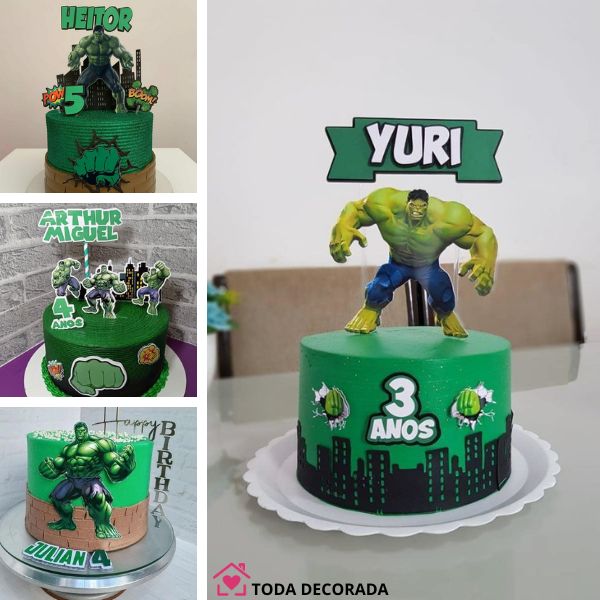 ideias de decoração hulk baby para festa de 1 ano