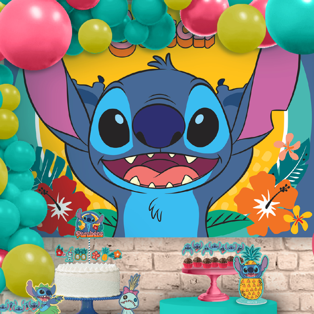 decoração infantil do stitch
