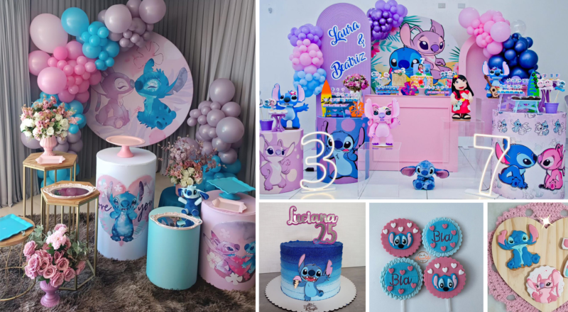 ideias criativas decoração festa infantil stitch