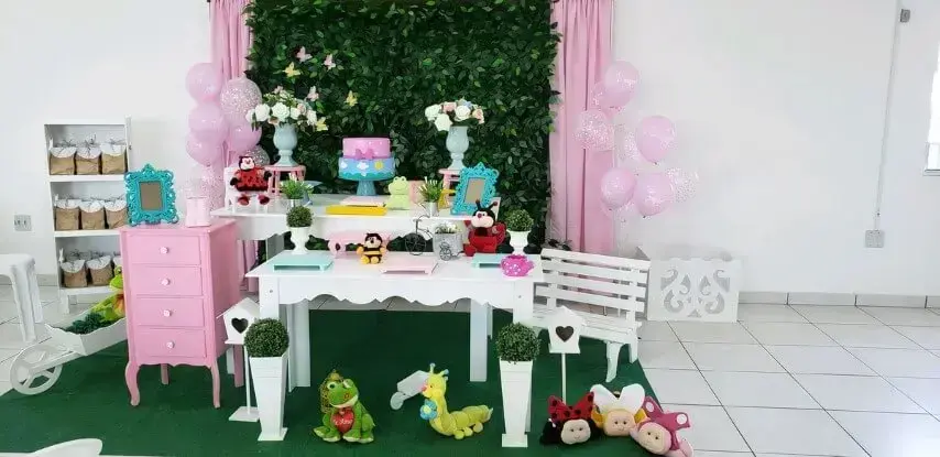 quanto custa uma decoração de festa jardim das borboletas