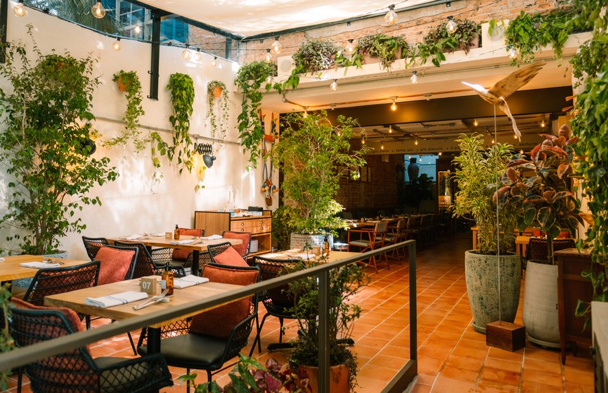 decoração italiana para restaurante