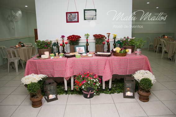 ideias criativas decoração jantar italiano