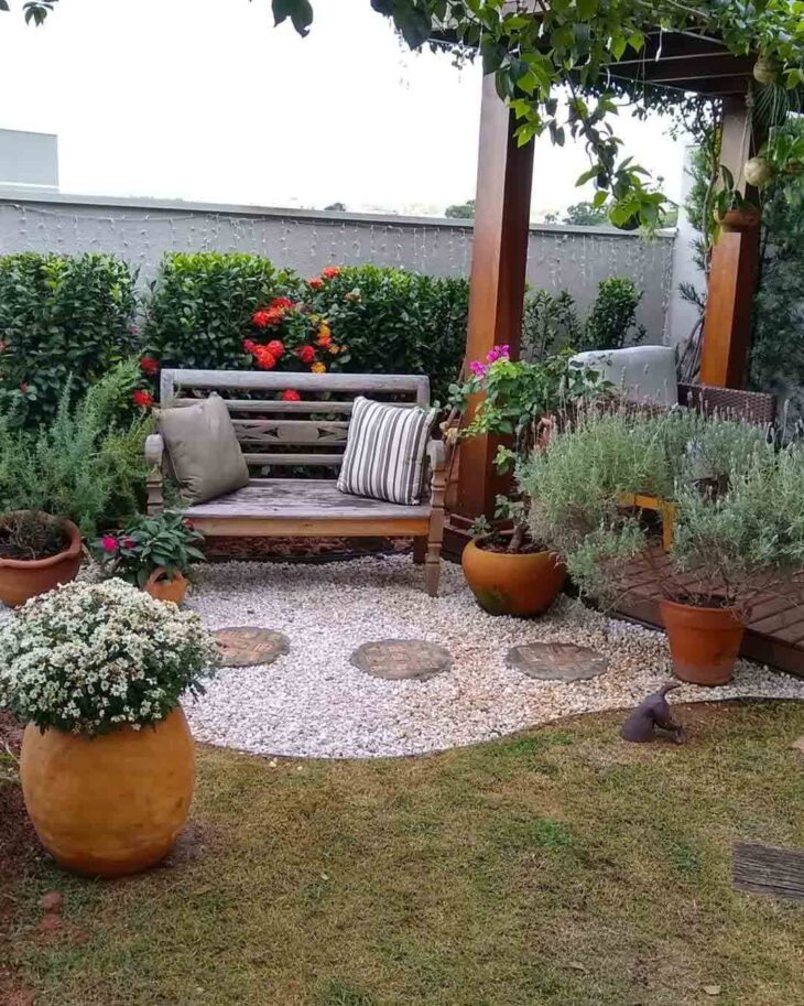 decoração jardim