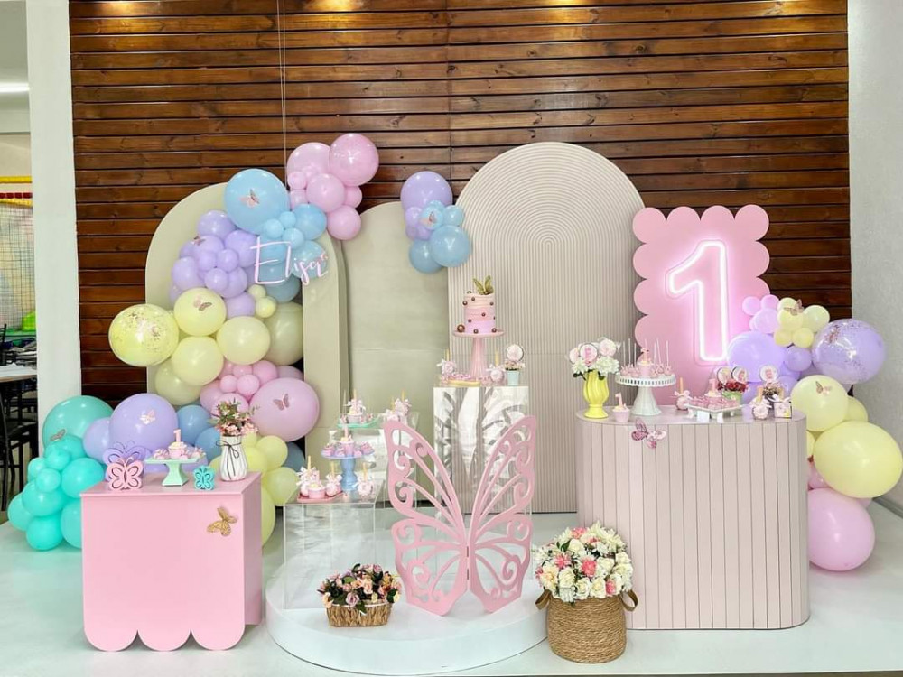 decoração jardim das borboletas luxo