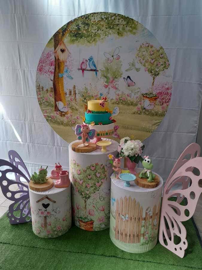 decoração jardim das borboletas luxo