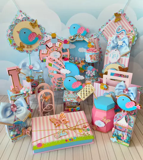 decoração jardim das borboletas luxo