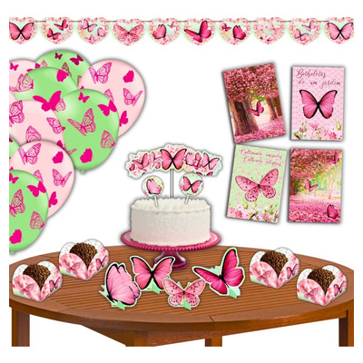 decoração jardim das borboletas luxo