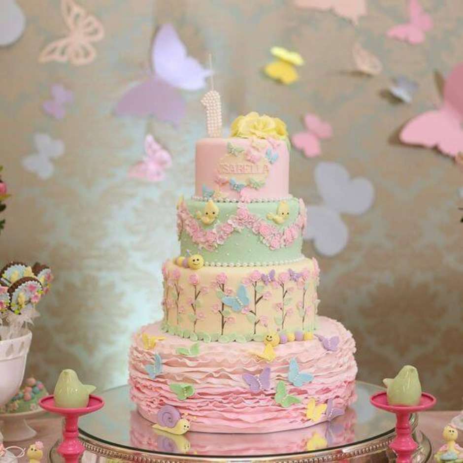 ideias criativas decoração jardim encantado 1 ano