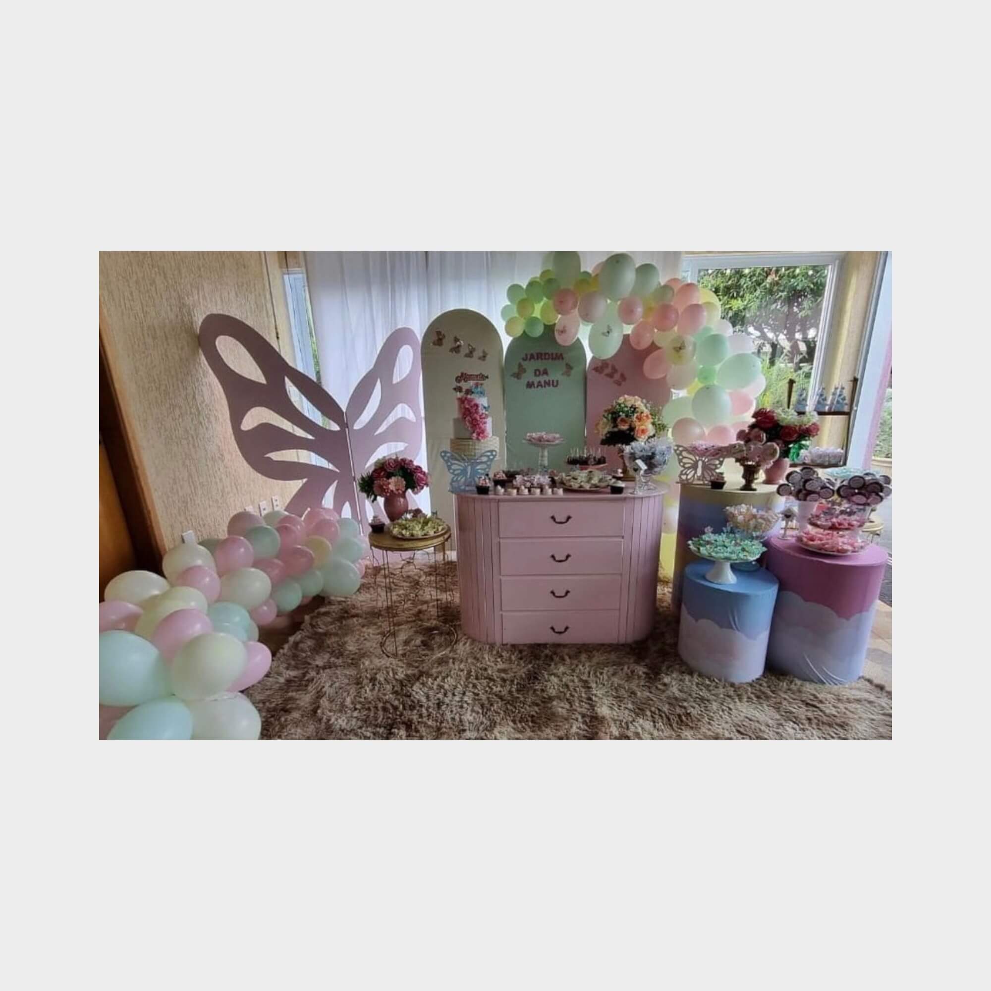 decoração jardim encantado