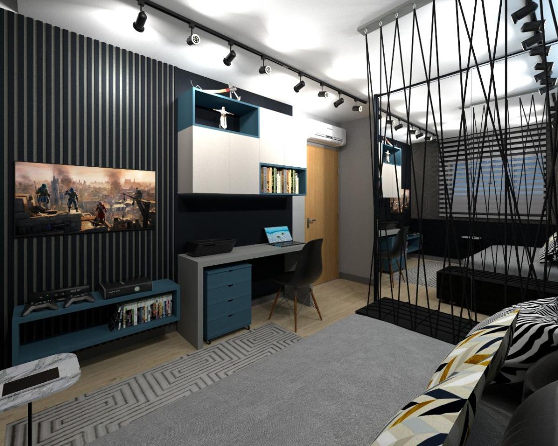 como decorar quarto gamer gastando pouco