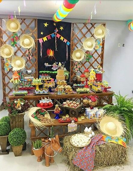 decoração junina escola pronta ou faça você mesmo