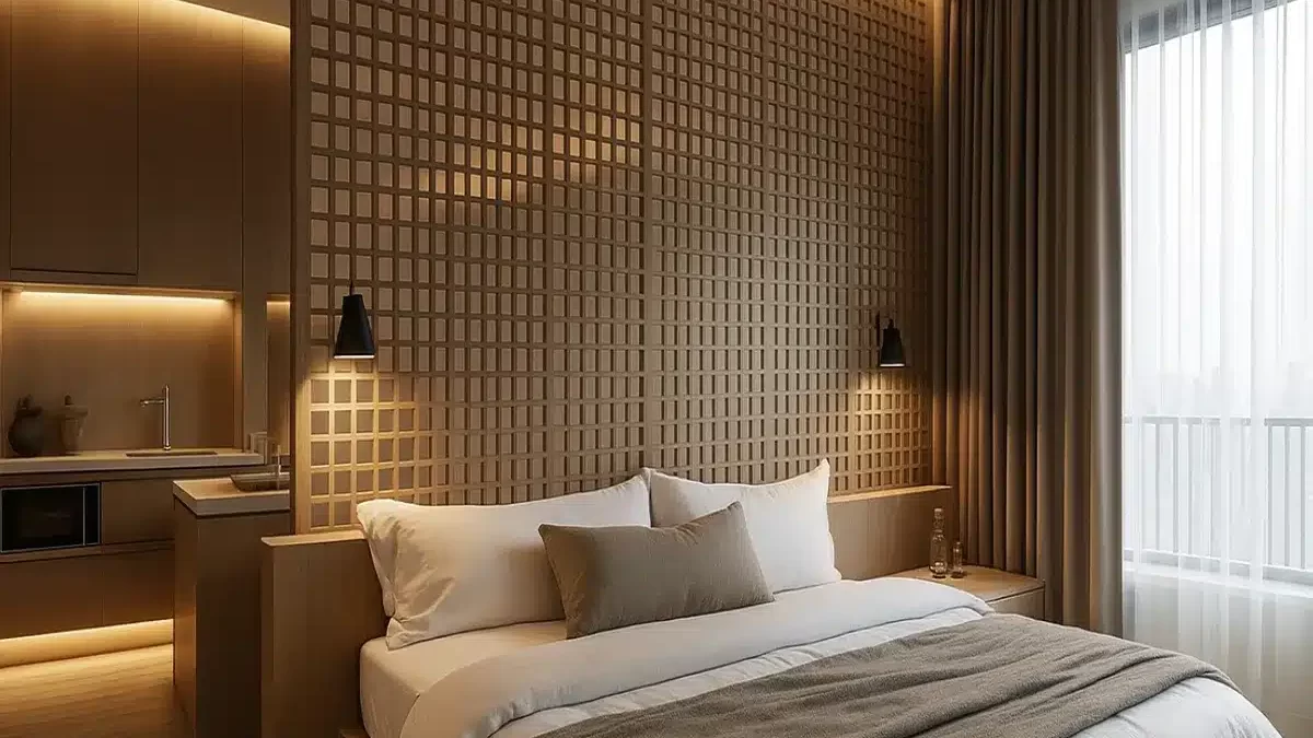 como otimizar espaço em kitnet 25m2 com móveis planejados