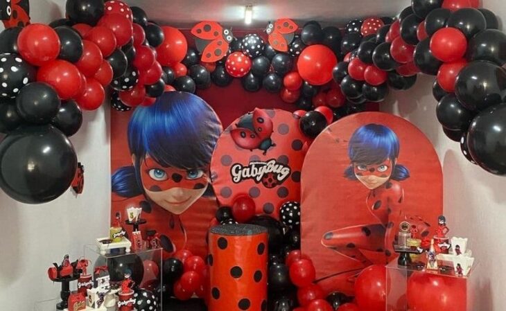 quanto custa decoração ladybug painel redondo
