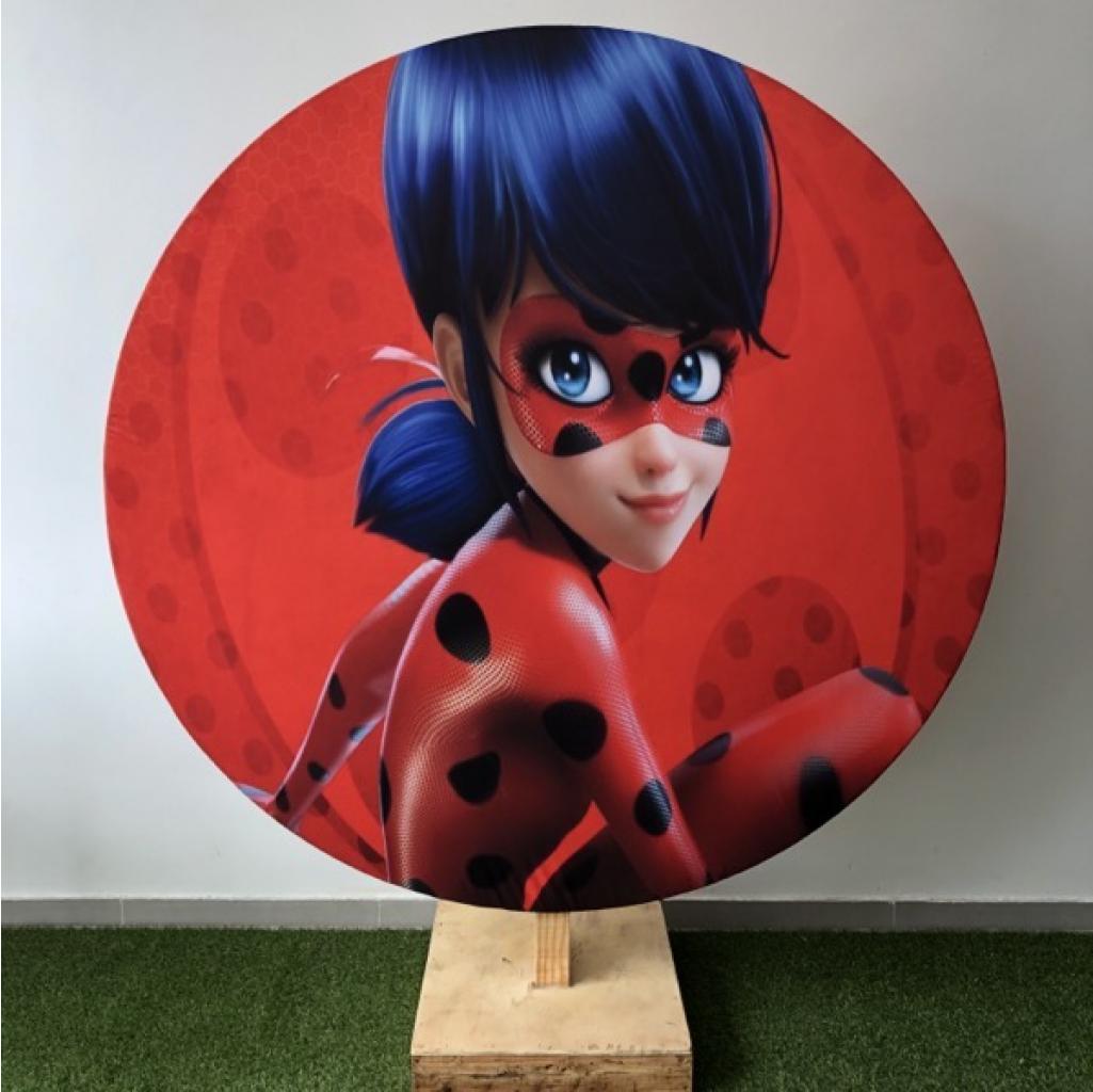 erros comuns decoração ladybug painel redondo
