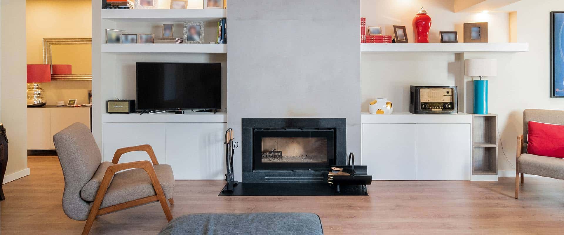 custo decoração lareira sala