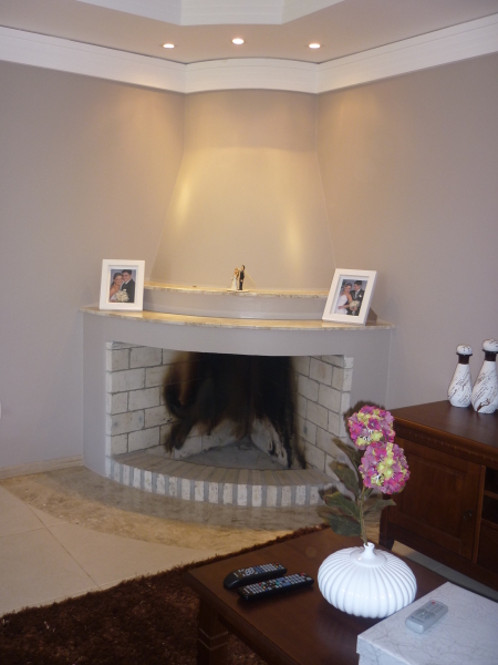 custo decoração lareira sala