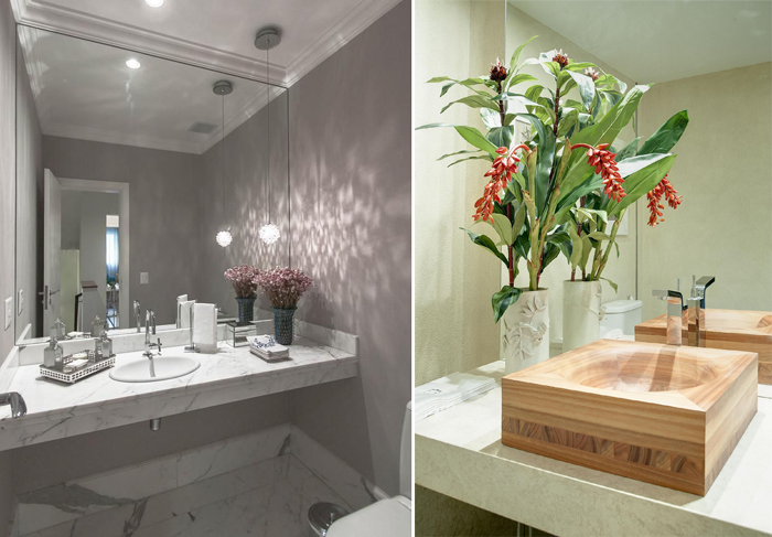 Microcimento vs. Porcelanato: Qual o Melhor Revestimento para seu Lavabo?