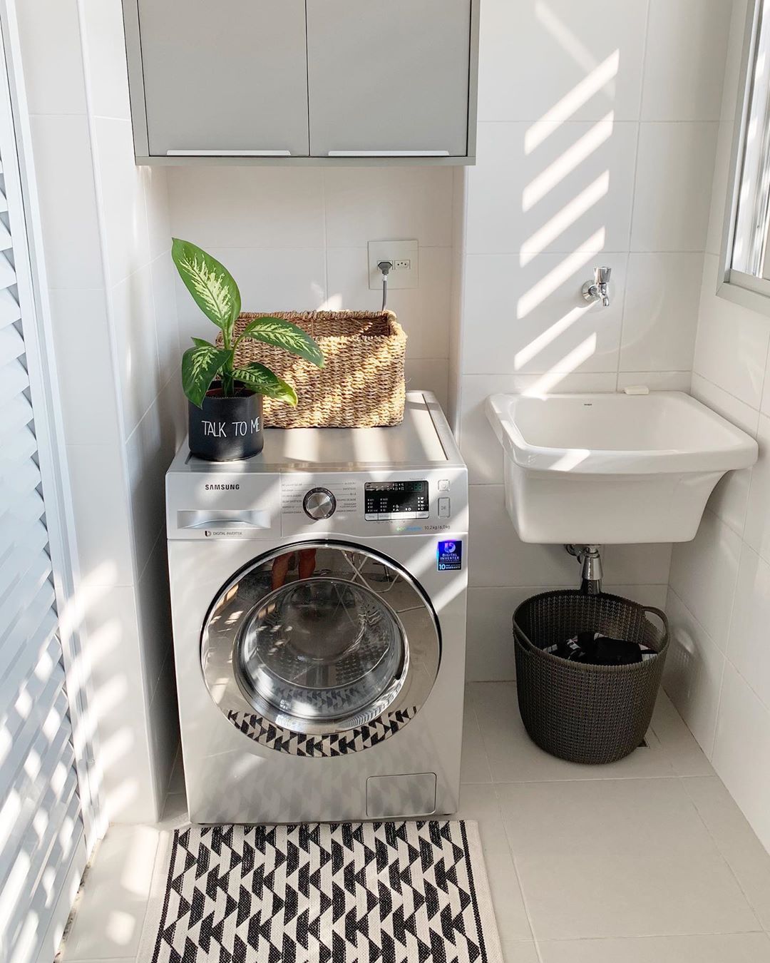 decoração lavanderia de apartamento