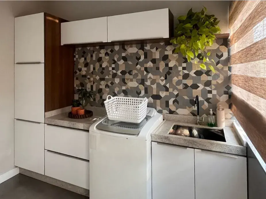 ideias de decoração lavanderia apartamento pequeno