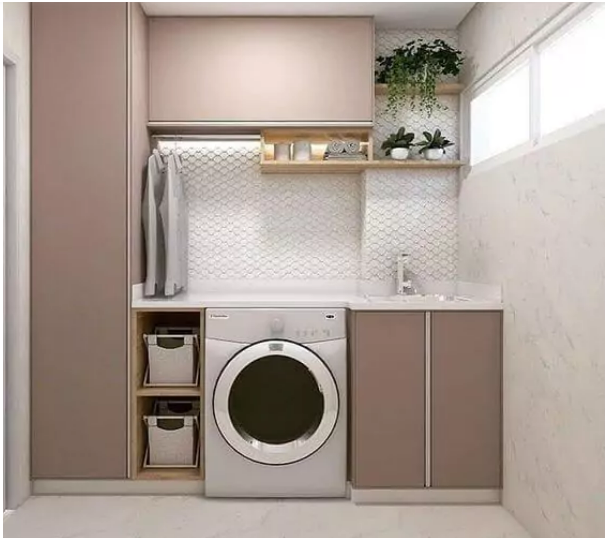 lavanderia planejada vs lavanderia simples