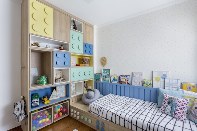 decoração lego quarto